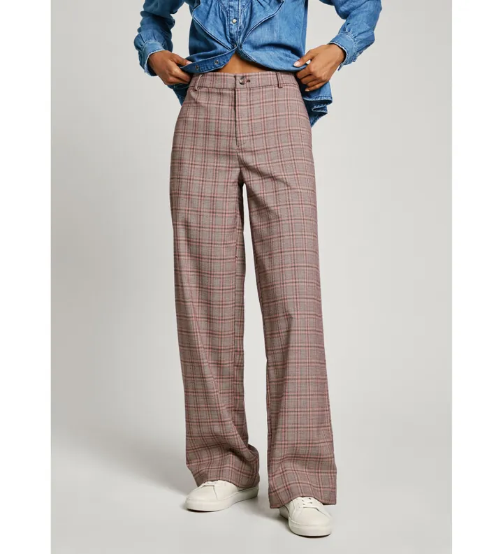 Pepe Jeans para mujer. PL211805 Pantalón Grace rosa (M), Casual, Poliéster
