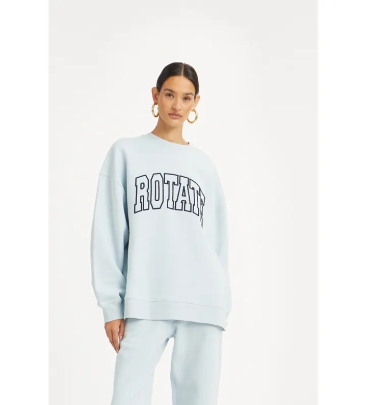 Rotate para mujer. 114376184 Sudadera Iris azul (S), Casual, Algodón Orgánico, Sostenible