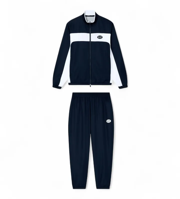 EA7 para hombre. 7M001530_AF16072 Conjunto Tennis Pro Marino (3XL), Deportivo, Sportswear, Multideporte, Poliéster, Manga larga