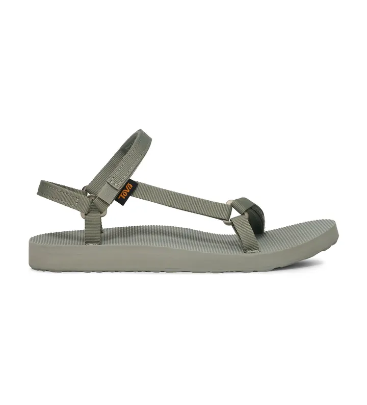 Teva para mujer. 1150110 Sandalias Original Universal Slim verde (36), Plano, Velcro, Casual, Beachwear