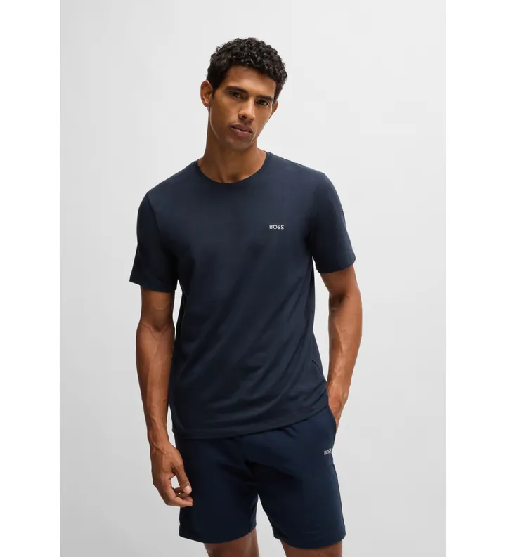 BOSS para hombre. 50515391 Camiseta Mix&Match marino (L), Homewear, Algodón, Manga corta