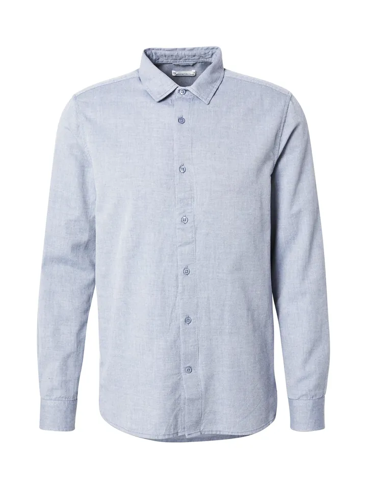 KnowledgeCotton Apparel Camisa  azul paloma