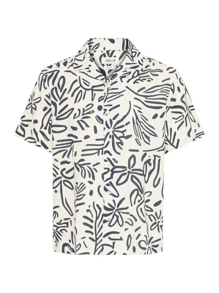 !Solid Camisa 'SDPaiman'  negro / offwhite