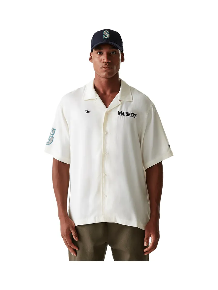NEW ERA Camisa azul / verde / negro / blanco