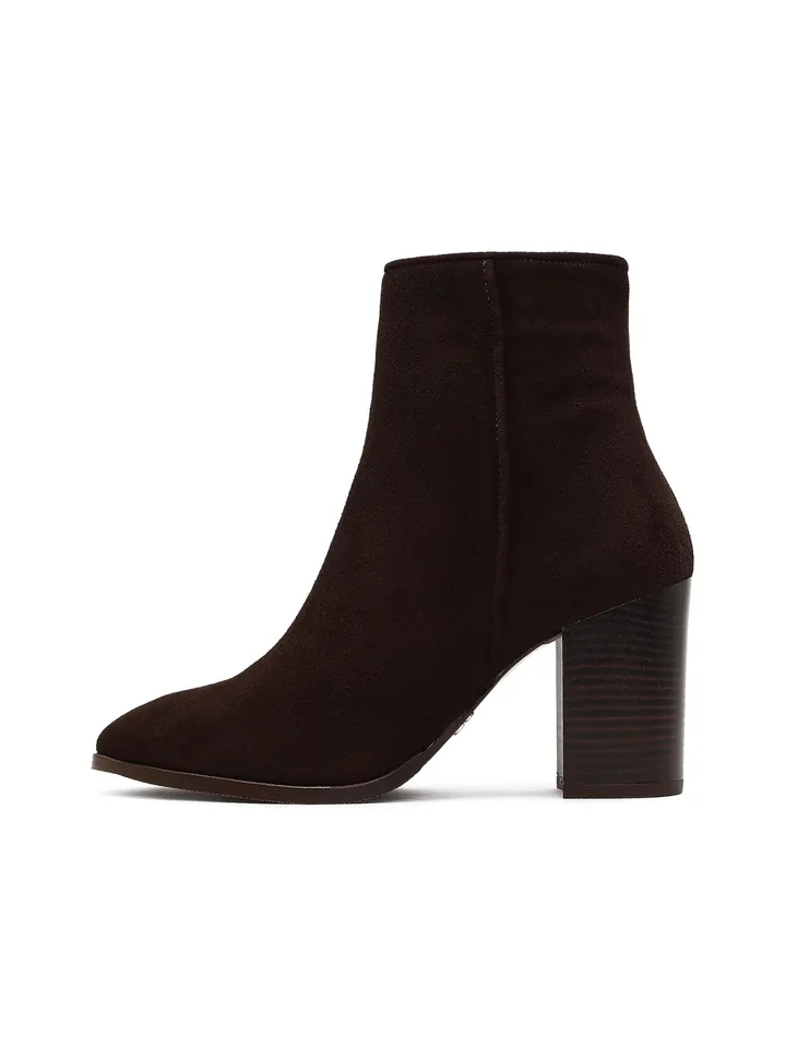 Derimod Botas de tobillo marrón oscuro