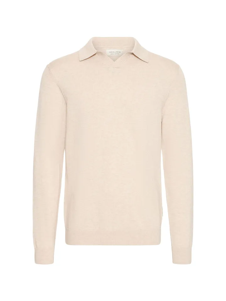 Casual Friday Jersey 'CFBells' beige