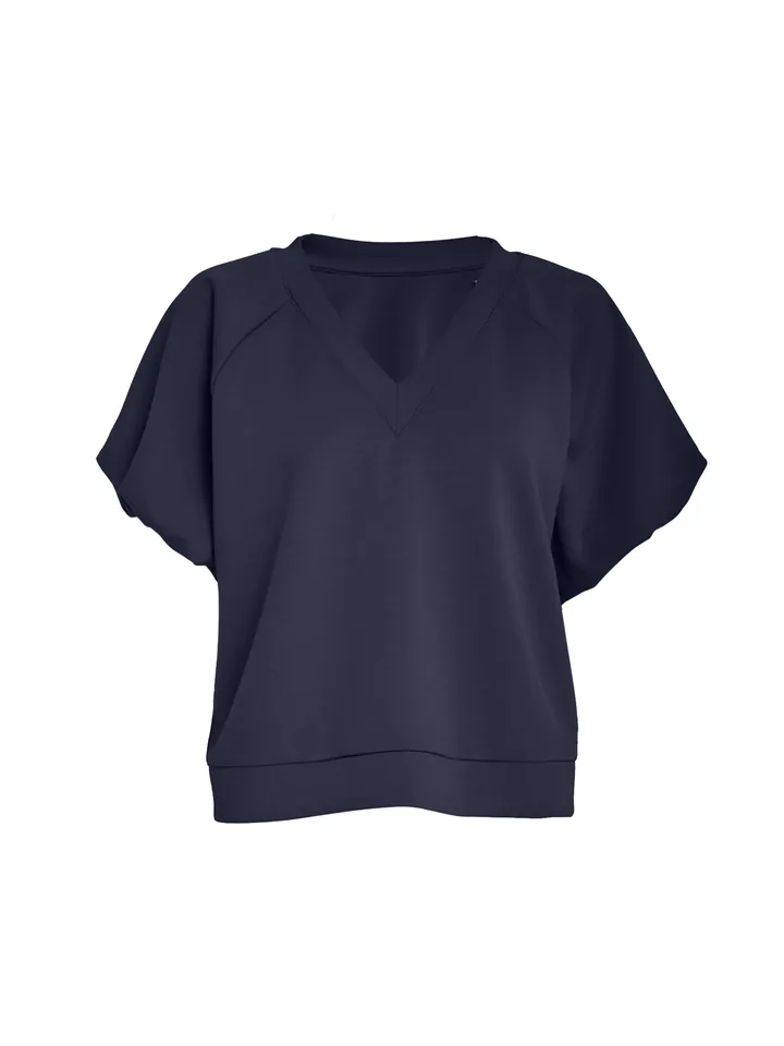 Peppercorn Top 'Minnie'  azul oscuro