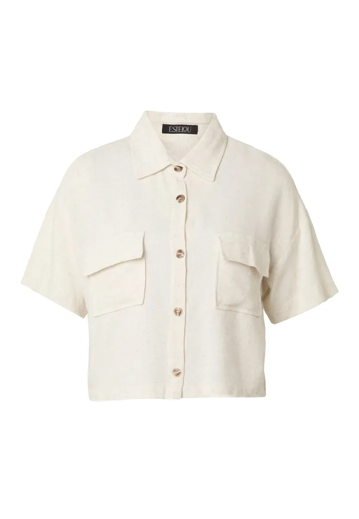 Estelou Blusa crema