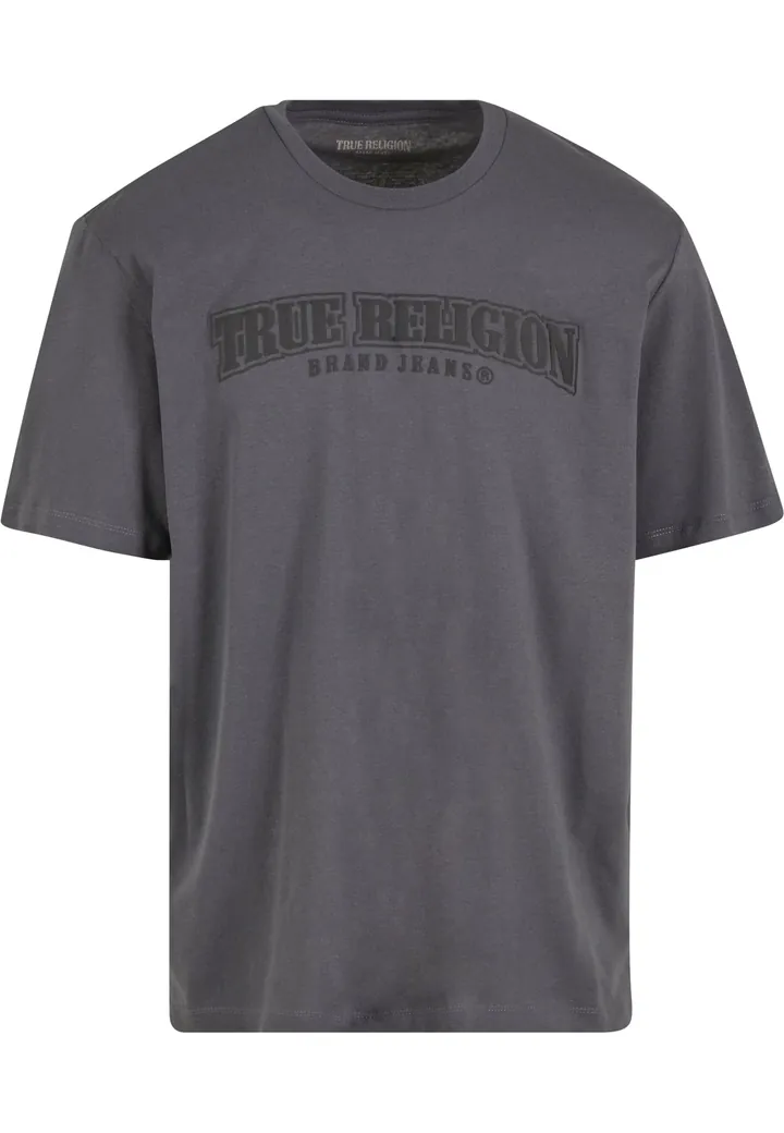 True Religion Camiseta 'Nu Brush' grafito / negro