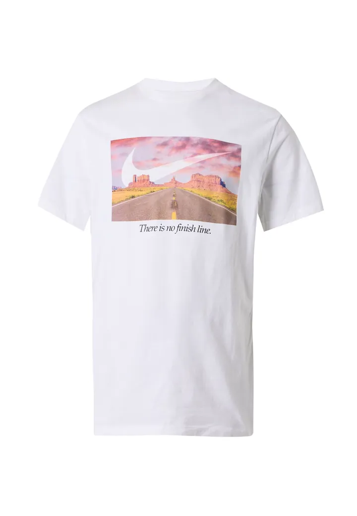 Nike Sportswear Camiseta 'CLUB' miel / rosa / negro / blanco