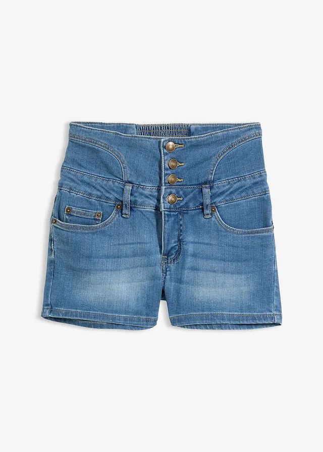Pantalón corto vaquero de talle alto