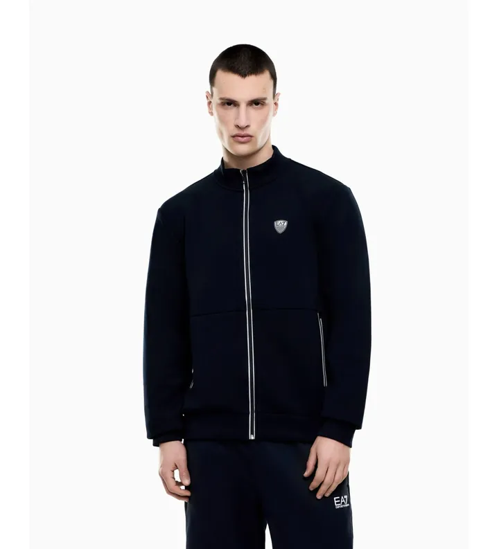 EA7 para hombre. 8NPM19_PJ4EZ Sudadera Train Premium Shield marino (3XL), Casual, Algodón