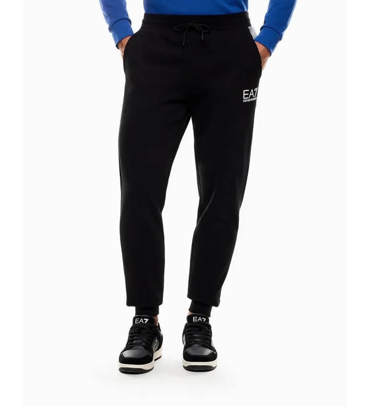 EA7 para hombre. 7M001126_AF10377 Pantalón 7 Lines negro (L), Casual, Algodón