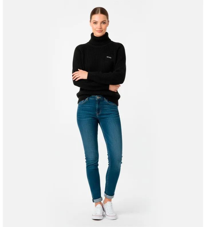 Rotate para mujer. 114734100 Jersey Terri negro (S), Casual, Lana, Manga larga