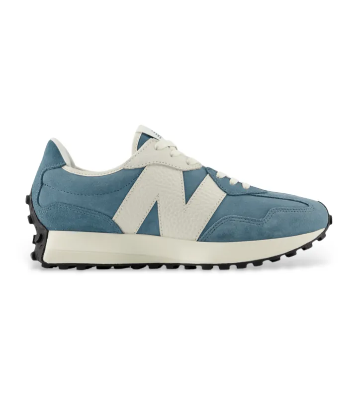 New Balance para mujer. U327V1_LI Zapatillas 327 azul (37.5), Plano, Ante, Cordones, Casual