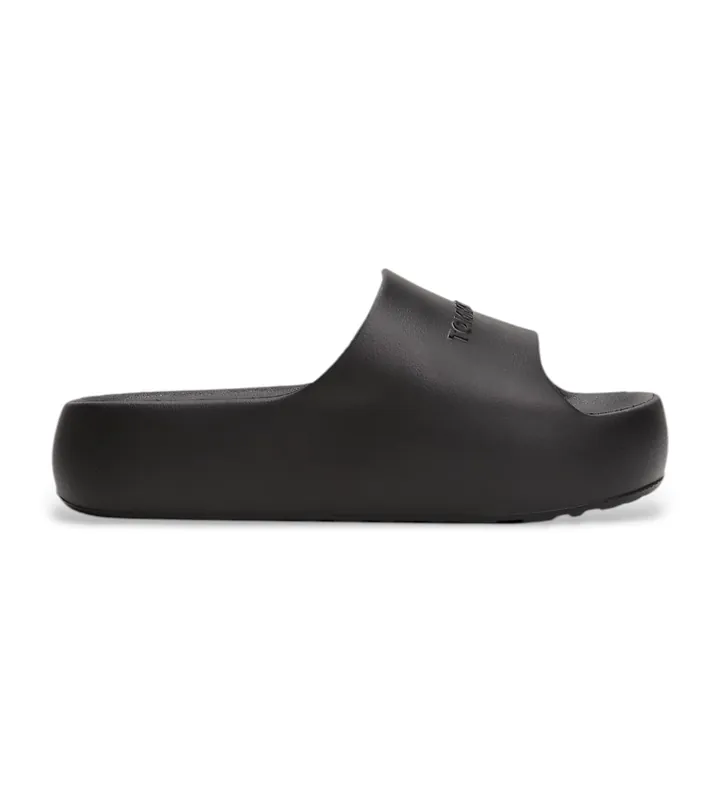 Tommy Jeans para mujer. EN0EN02879 Chanclas con plataforma y logo negro (35/36), 3 a 5cm, Ninguno, Casual, Beachwear