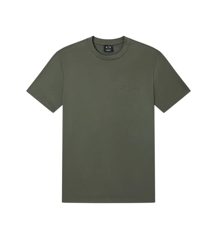A|X Armani Exchange para hombre. XM001281AF10361M8317 Camiseta Diario verde (M), Casual, Algodón, Manga corta