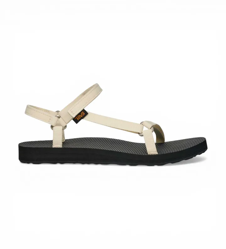 Teva para mujer. 1150110 Sandalias Original Universal Slim blanco roto (36), Plano, Velcro, Casual