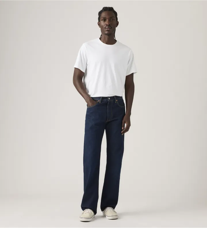 Levi's para hombre. 00501-3792 Jeans 501 Original stretch azul oscuro (30/32), Casual, Algodón, Denim
