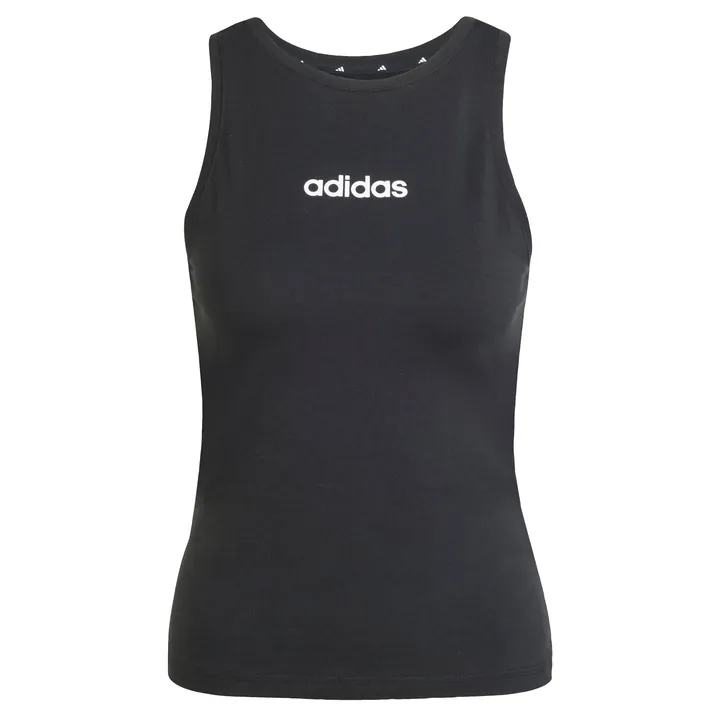 ADIDAS SPORTSWEAR Top deportivo 'Essentials' negro / blanco
