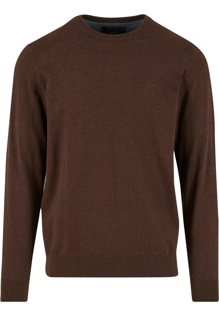 INDICODE JEANS Jersey 'Wildman' marrón oscuro