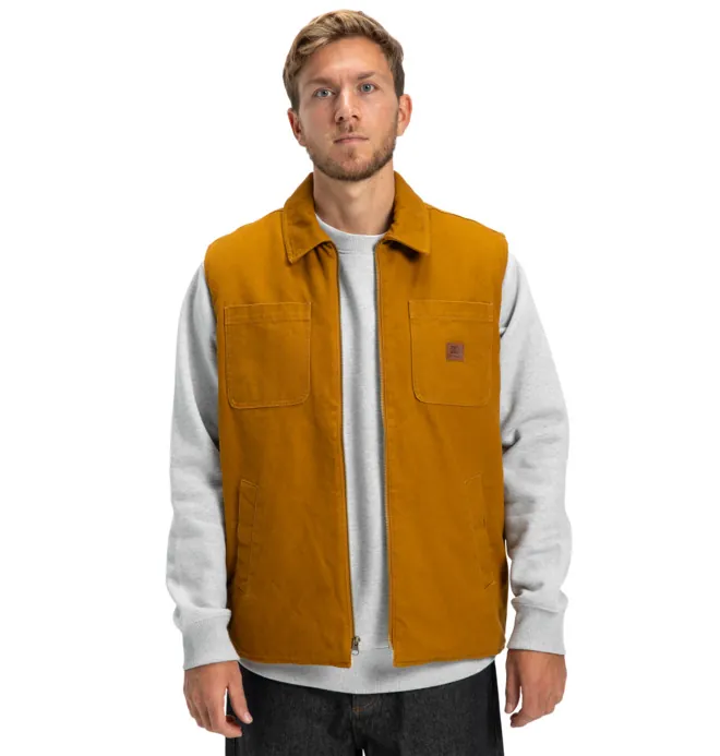 Keyless - Chaleco workwear con cremallera Amarillo hombre