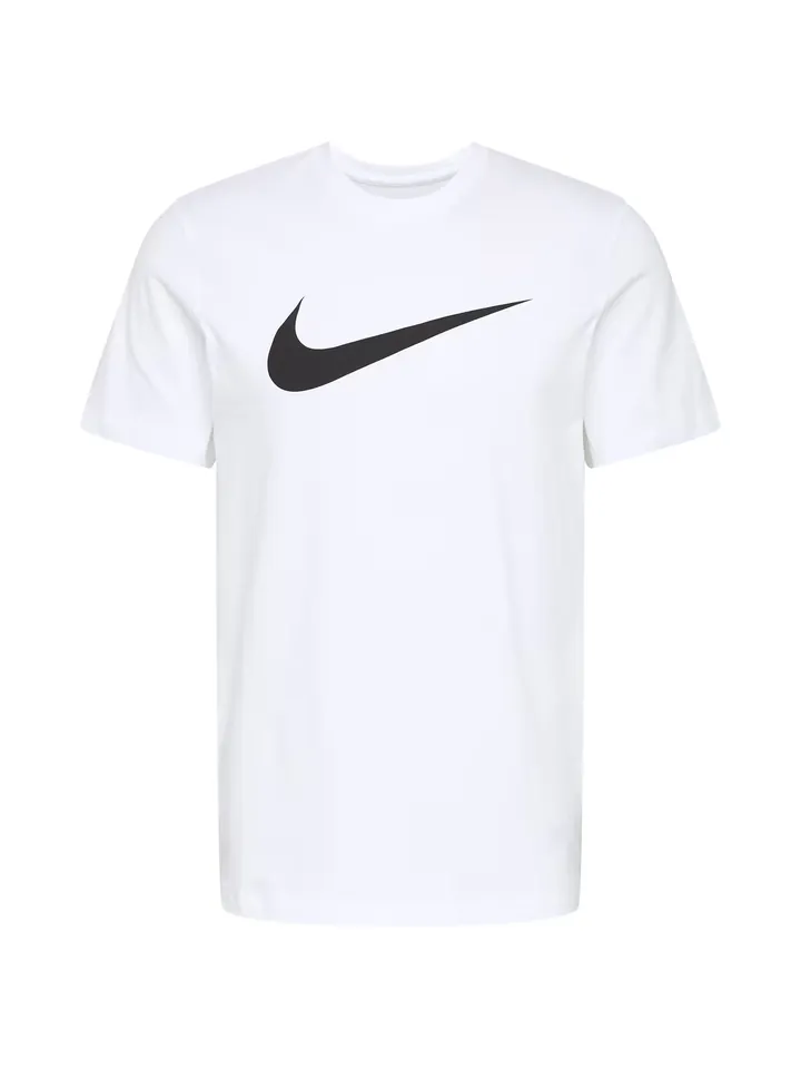 Nike Sportswear Camiseta 'Swoosh' negro / offwhite