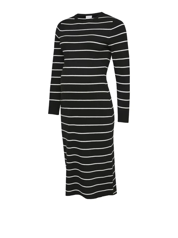 MAMALICIOUS Vestido negro / blanco