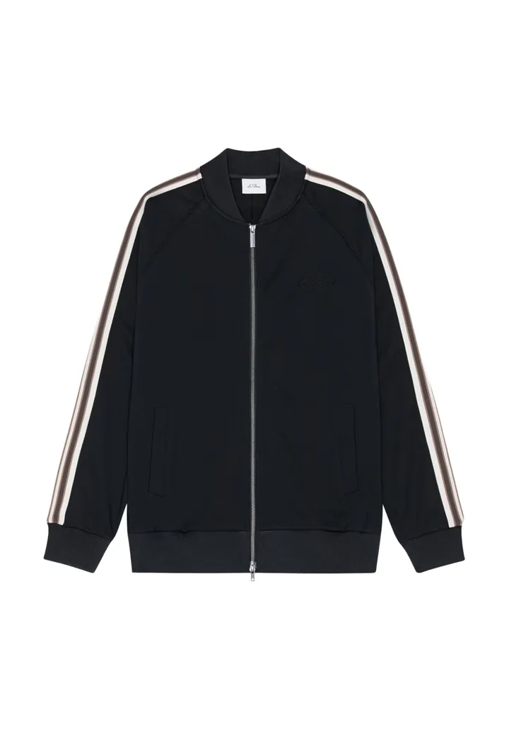 Les Deux Chaqueta de entretiempo negro / blanco