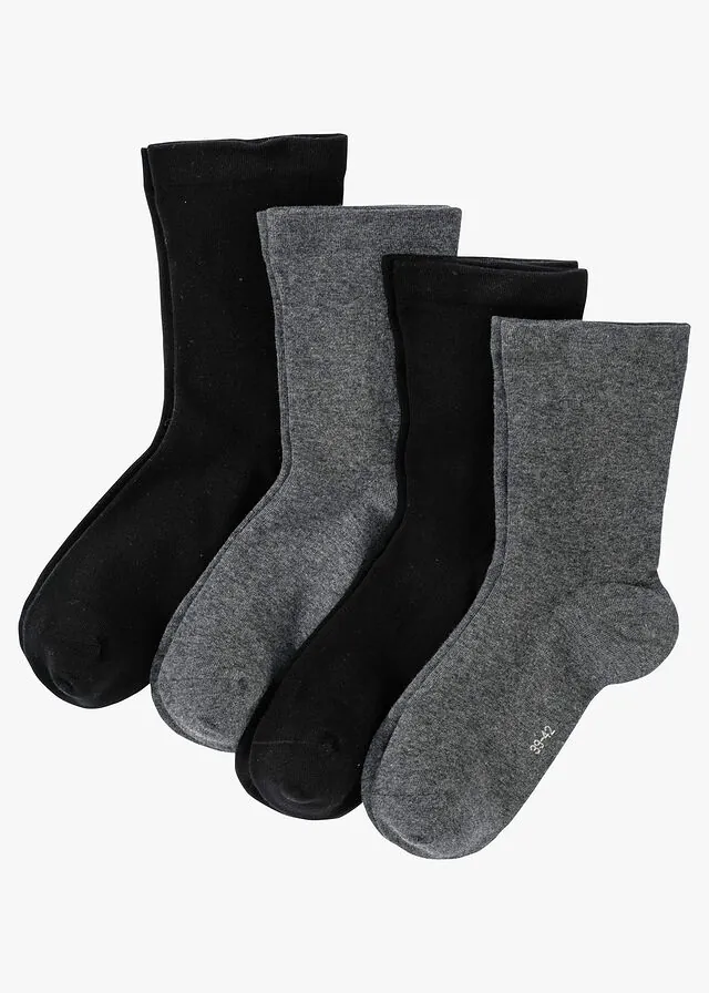 Calcetines sin presión en el borde (4 pares)