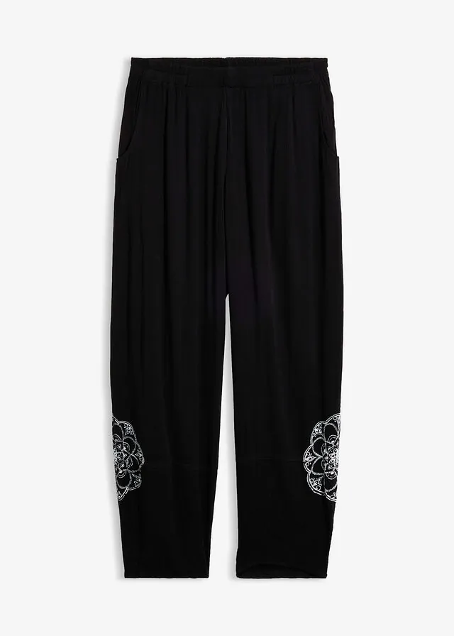 Pantalón bombacho de viscosa