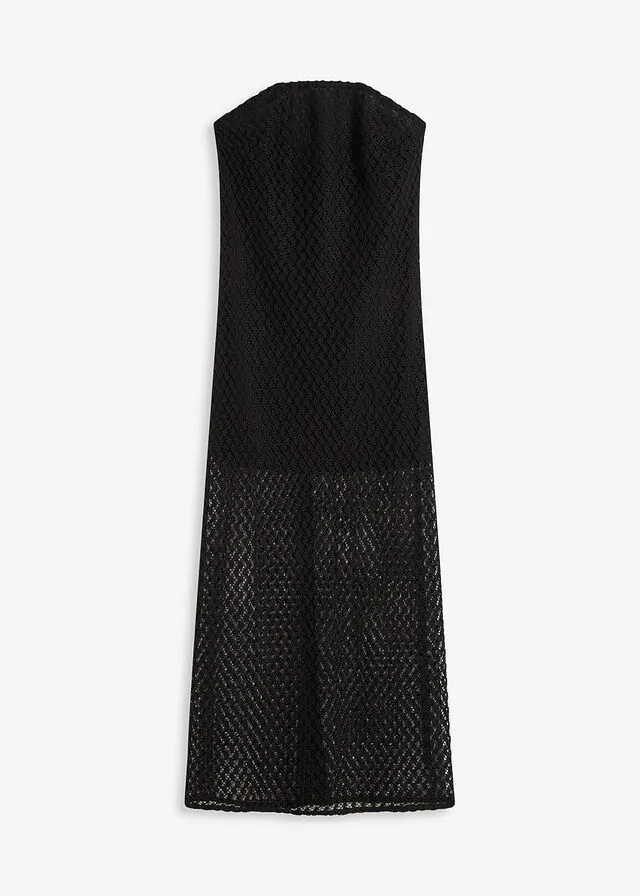 Vestido con hombros al descubierto y encaje