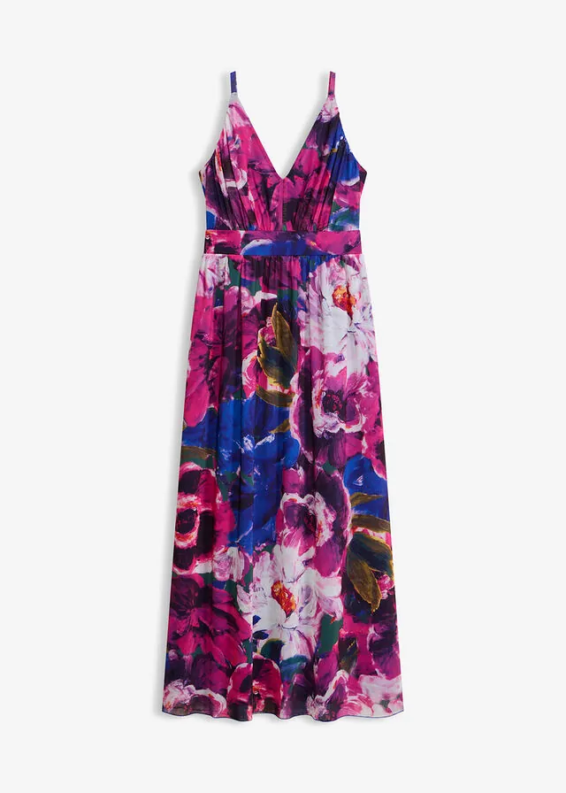 Vestido de malla fina con tirantes