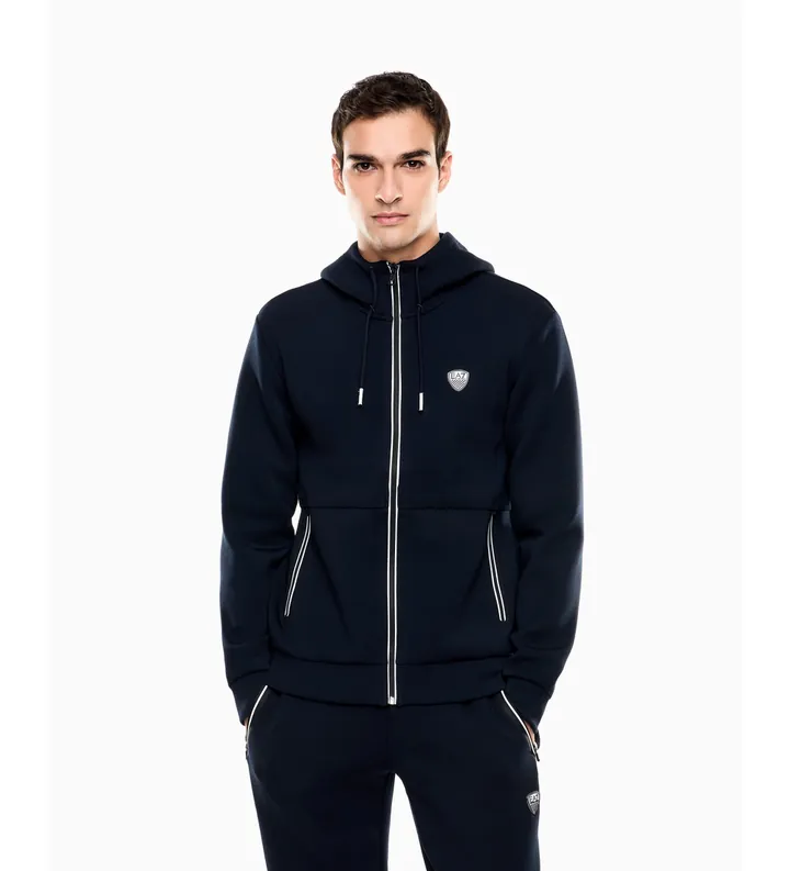 EA7 para hombre. 8NPM20_PJ4EZ Sudadera Regular marino (3XL), Casual, Deportivo, Poliéster