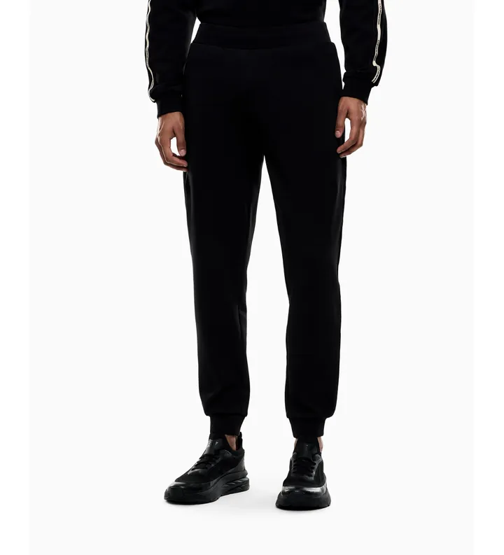 EA7 para hombre. 7M001482_AF12660 Pantalón Logo Series negro (3XL), Casual, Deportivo, Algodón