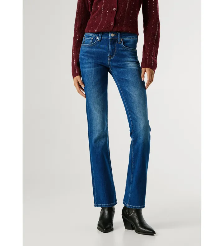 Pepe Jeans para mujer. PL20473254UA Jeans Bootcut Piccadilly azul (27/30), Casual, Denim