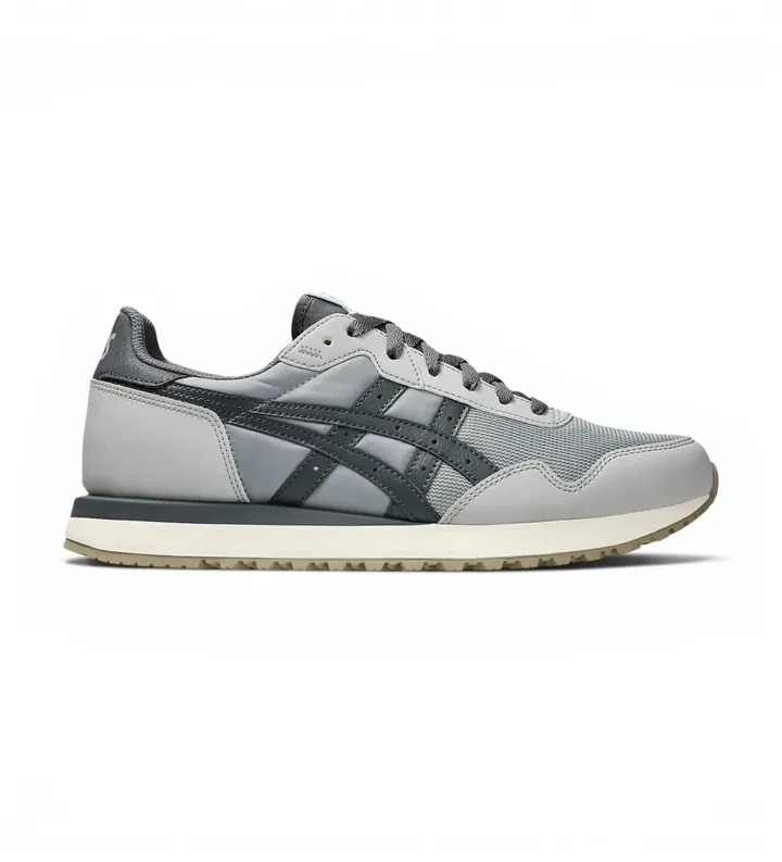 Asics unisex. 1203A612 Zapatillas Tiger Runner II gris (40.5), Plano, Cordones, Casual
