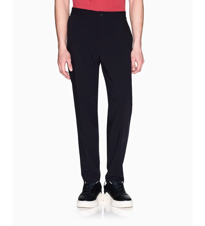 A|X Armani Exchange para hombre. XM000346AF10897UB101 Pantalón Flow marino (34), Casual, Poliéster