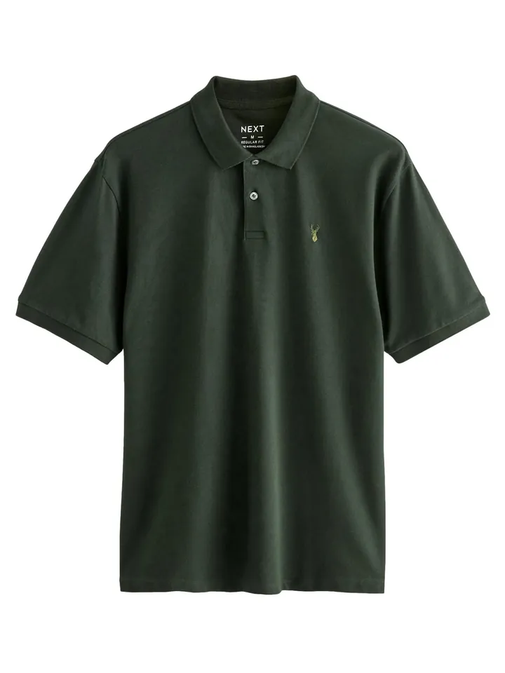 Next Camiseta verde oscuro
