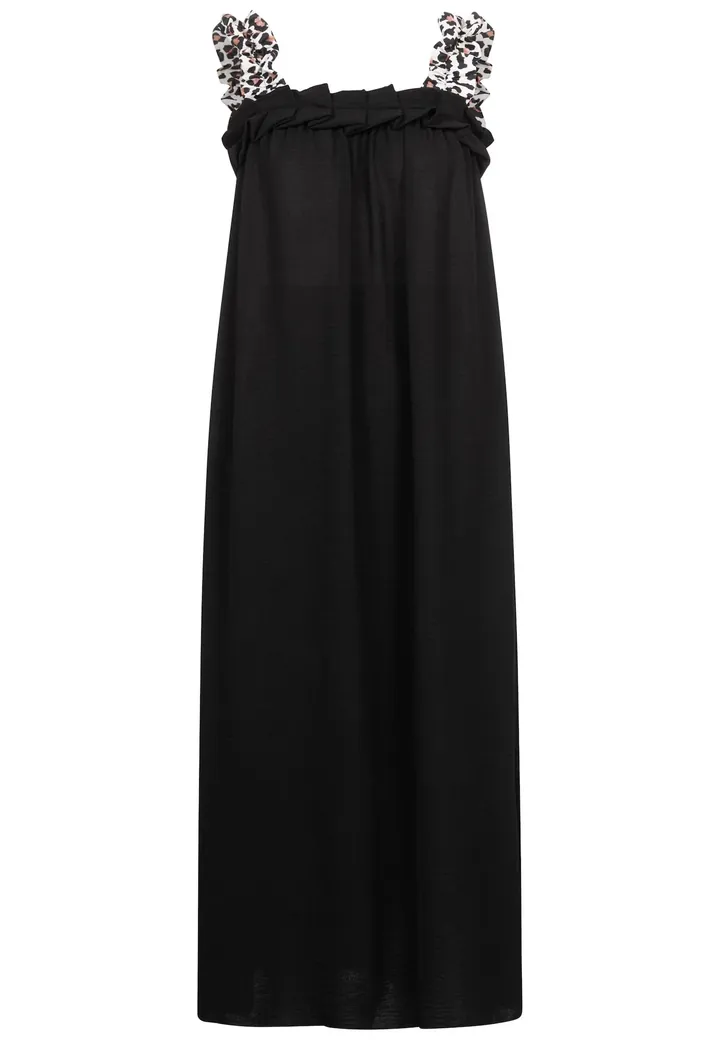 Cloud5ive Vestido  marrón claro / negro / blanco