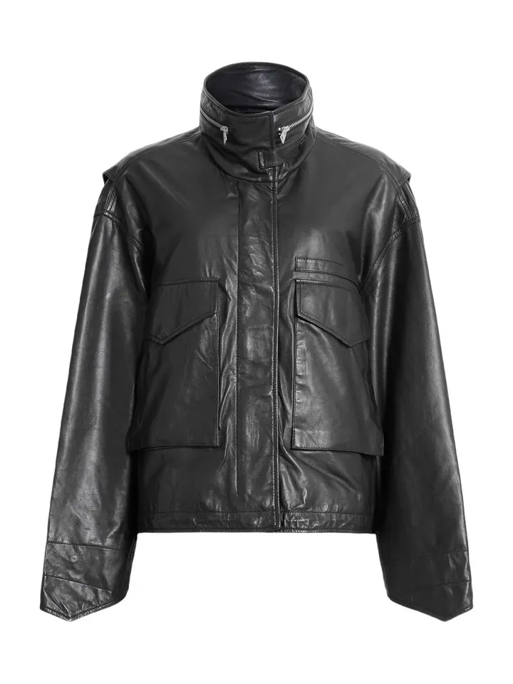AllSaints Chaqueta de entretiempo 'CLAY' negro