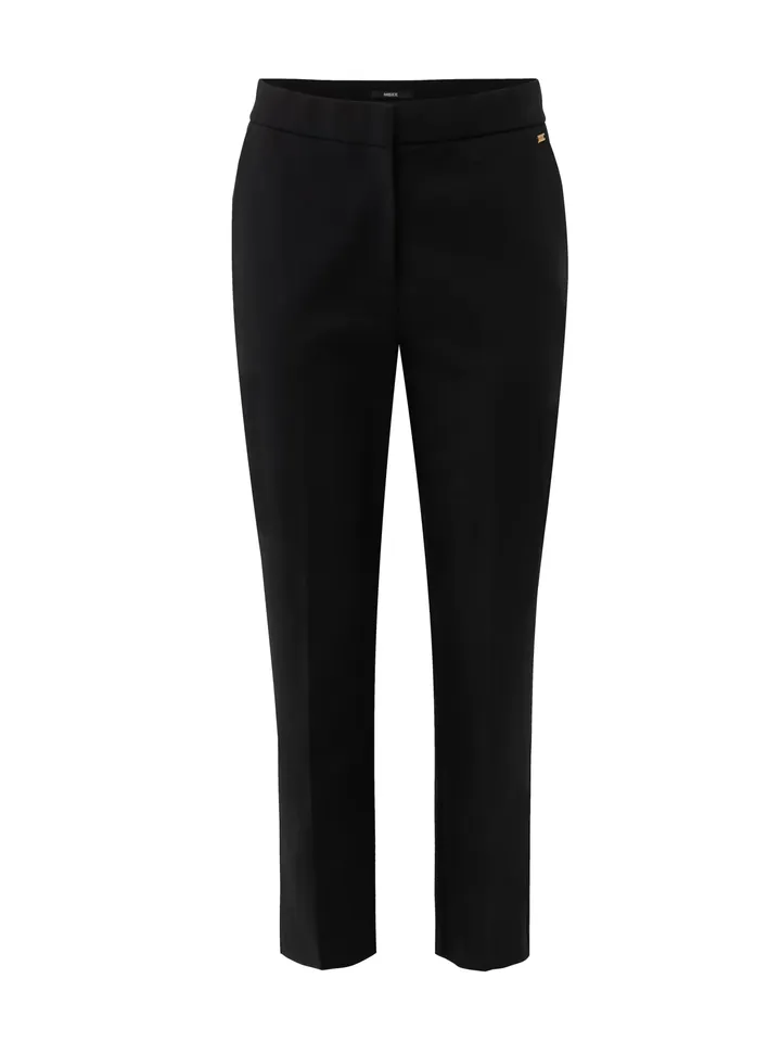 MEXX Pantalón de pinzas 'Cosmea' negro
