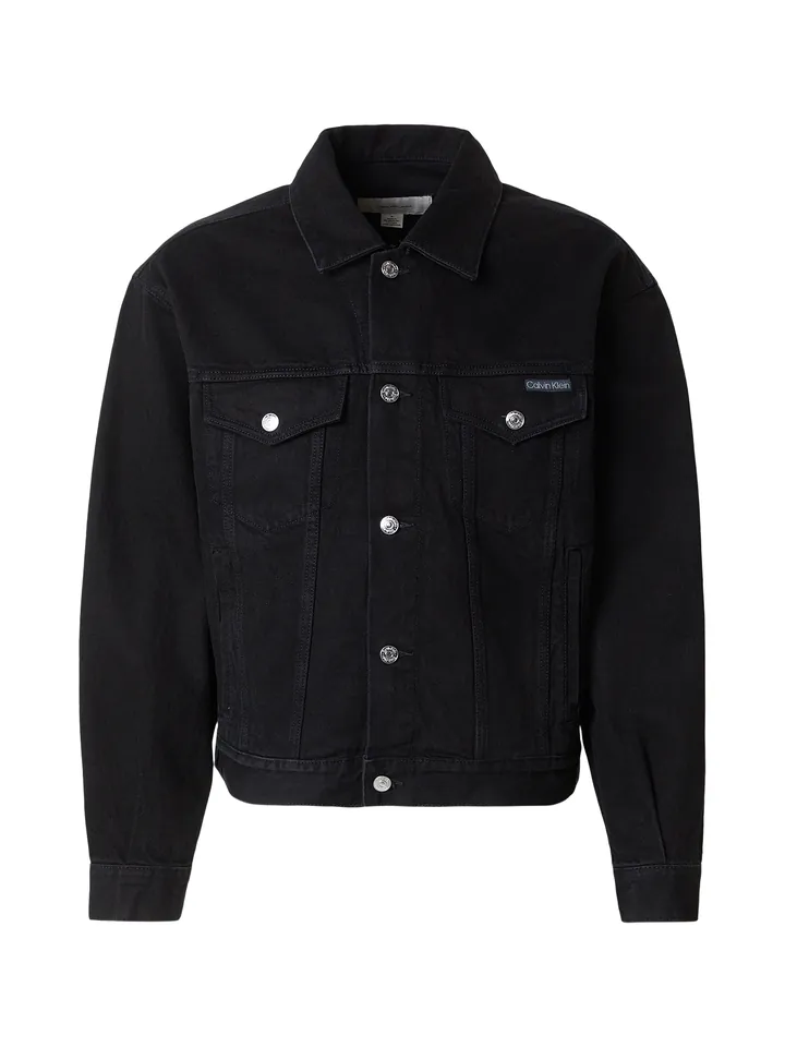 Calvin Klein Jeans Chaqueta de entretiempo '90s Classic Trucker'  negro