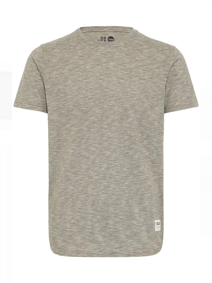 !Solid Camiseta 'Figos'  verde moteado / blanco