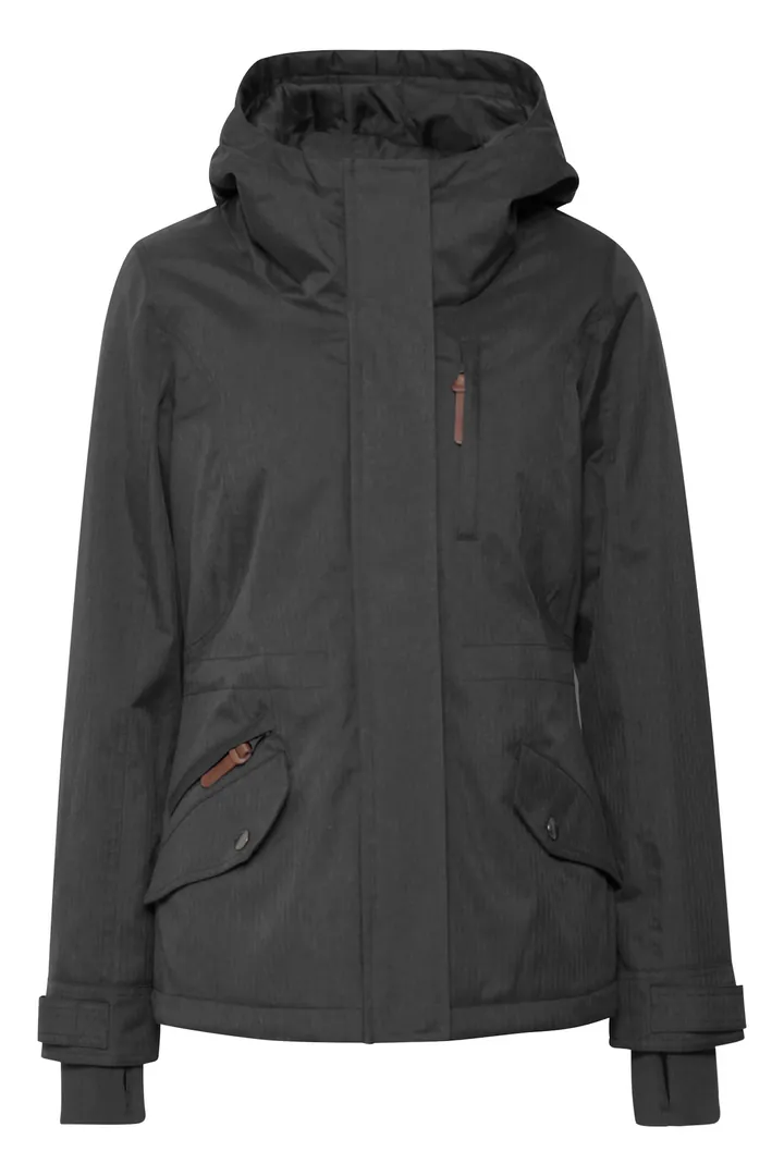 Oxmo Chaqueta de entretiempo 'BELLISSA'  gris oscuro
