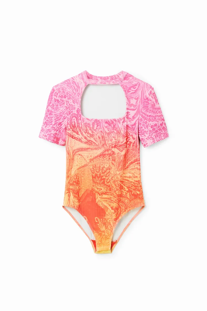 Desigual, Body canalé cut-out M. Christian Lacroix, Viscosa, L