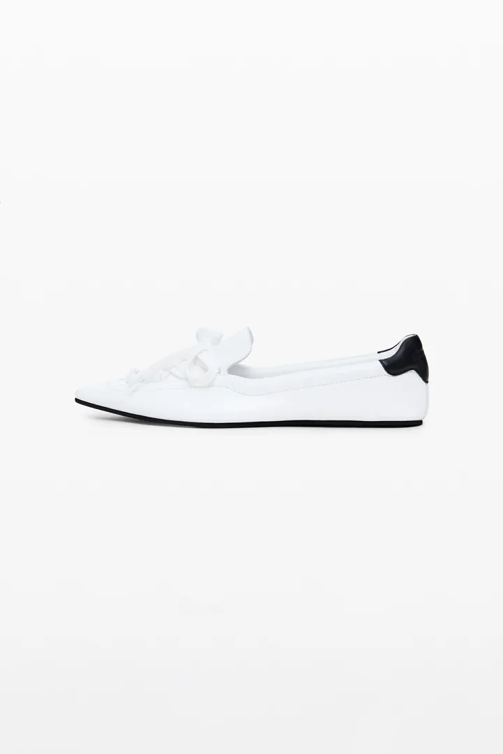 Desigual, Bailarina piel Maitrepierre, Sheep Leather, Blanco, 36