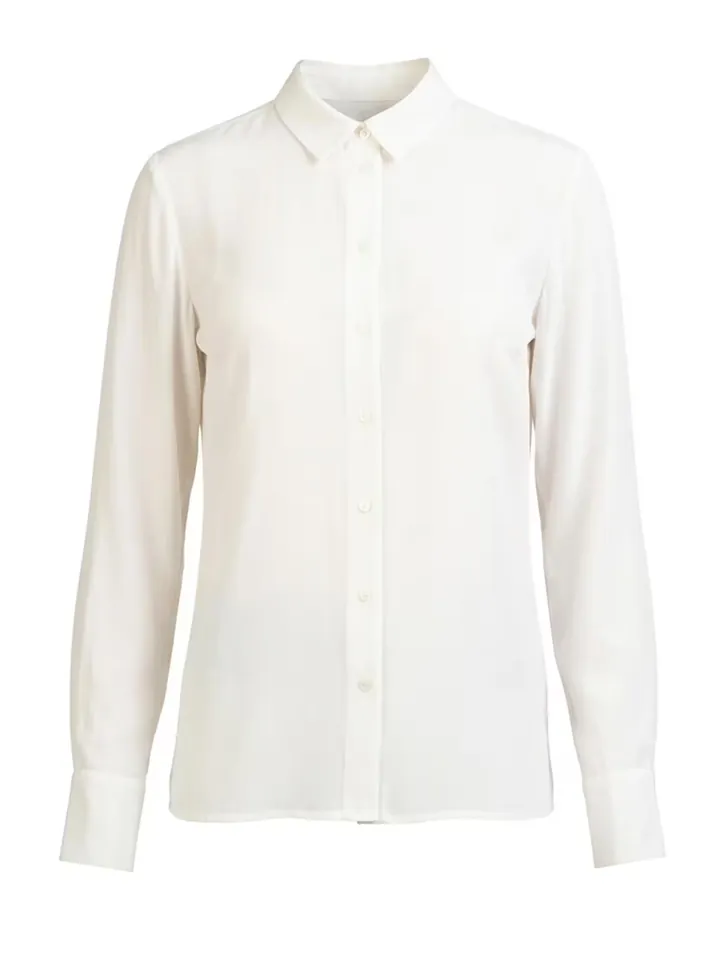 Posh Gear Blusa 'Seidenbluse Collettoseta'  blanco