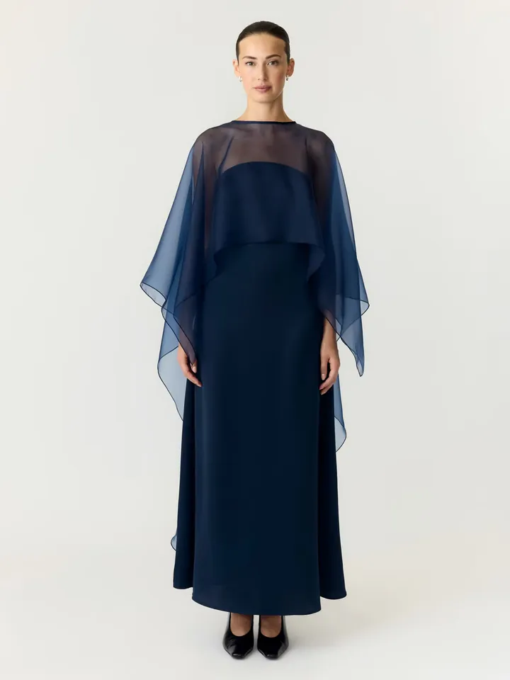 YAS Vestido de noche 'YASVIMA'  navy