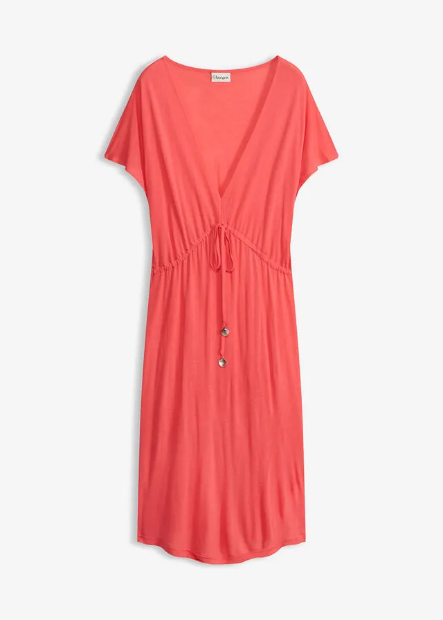Vestido de playa de viscosa suave